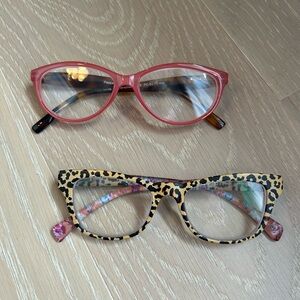 Peepers reading glasses. 1 and 1.25 magnification.